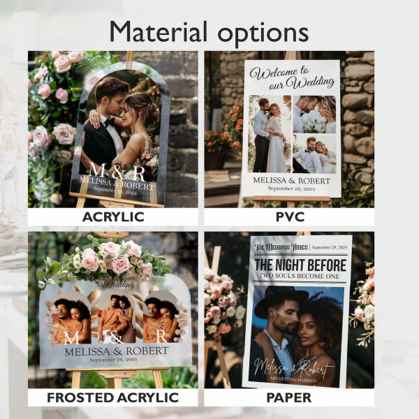 Photo Wedding Sign 2