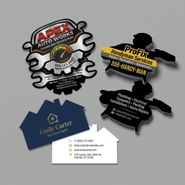 Die Cut Business Cards