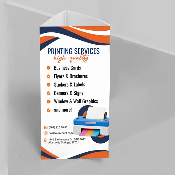 Table Tent (Three-Sided)