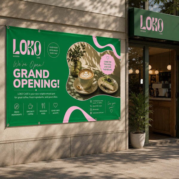 Grand Opening Banners