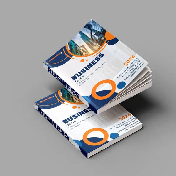 Custom Perfect Bound Booklets Stack Printing