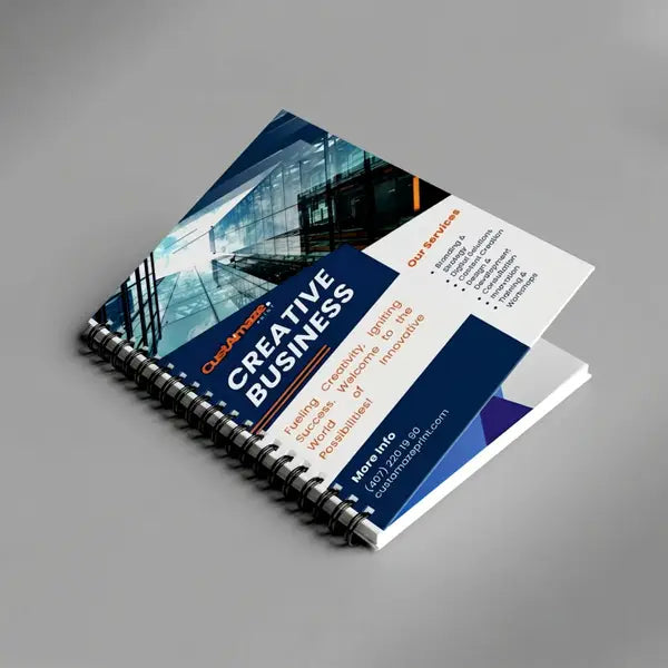 Wire-O Booklets Printing with Spiral Binding – Professional Booklets
