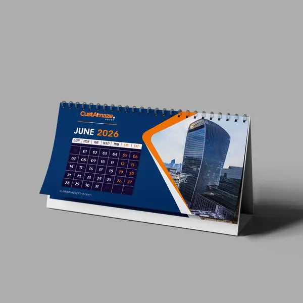 Custom Desk Calendar Printing – Wire-O Spiral Bound Business Calendar