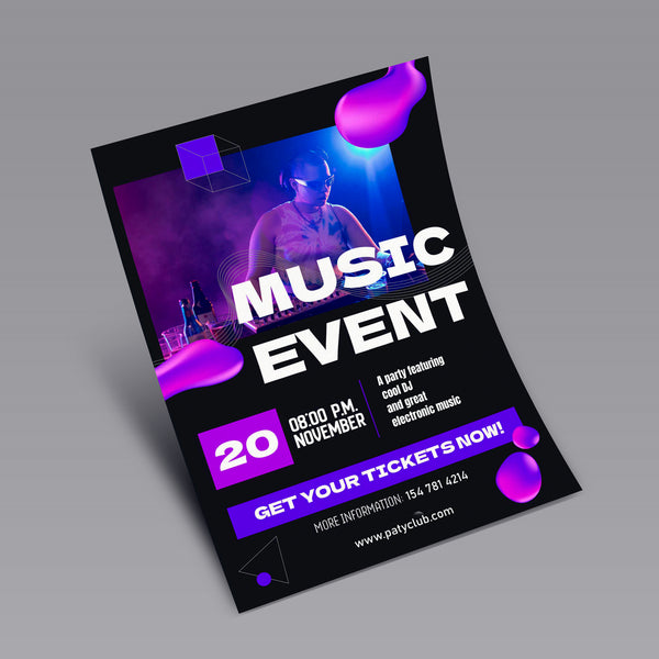 Club Flyers Printing – Music Event Design