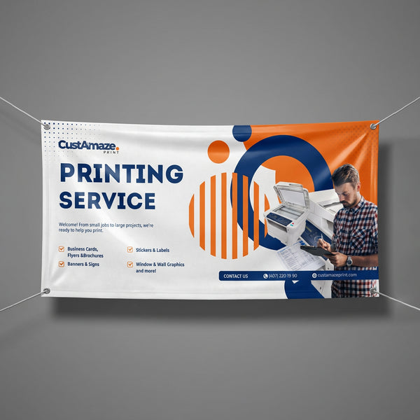 Custom vinyl banner printing service – full color professional banners
