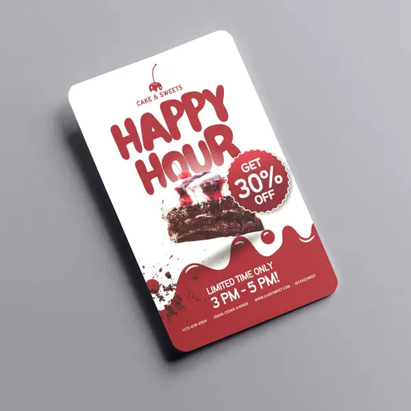 rounded corner flyers promotional design printing