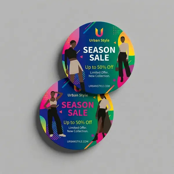 circle flyers promotional design printing