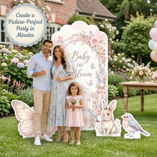Baby in Bloom Backdrop Set 8