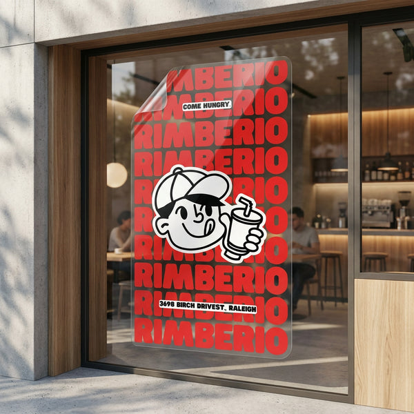 clear window stickers