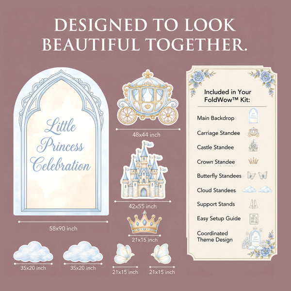 Little Princess Celebration Backdrop Set 2
