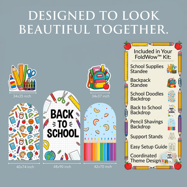 Back to School Backdrop Set 2