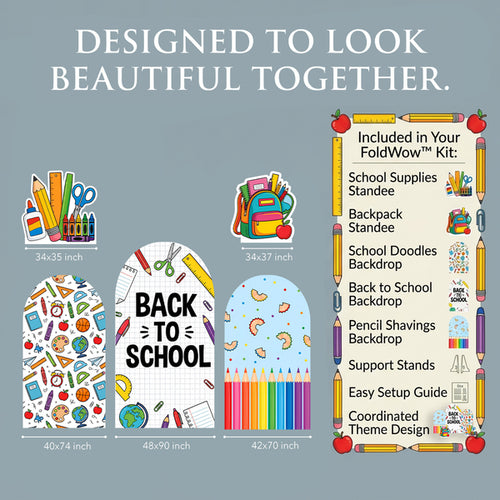 Back to School Backdrop Set 2