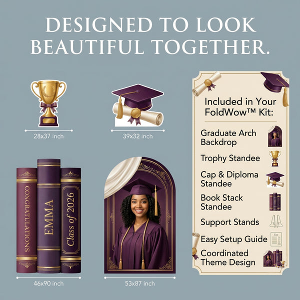 Personalized Graduation Backdrop Set 2
