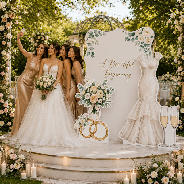 Beautiful Beginning Wedding Backdrop Set 8