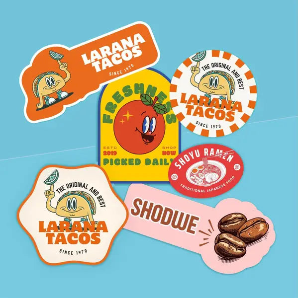 Food Die-Cut Flyers – Custom Shape Printing