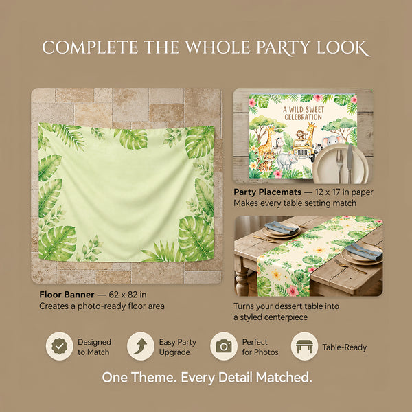 Wild Sweet Celebration Backdrop Set 3
