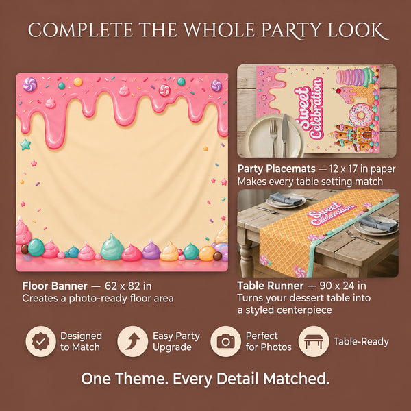 Sweet Celebration Backdrop Set 3