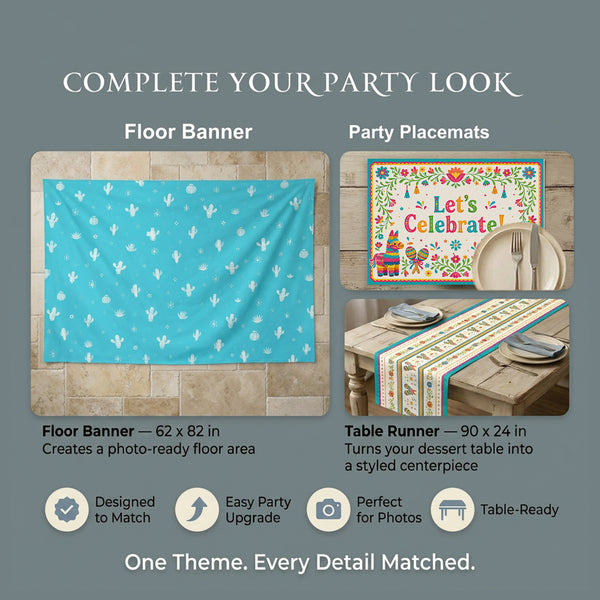 Fiesta Let's Celebrate Backdrop Set 3