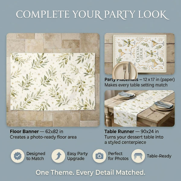 Cocktail Hour Backdrop Set 2