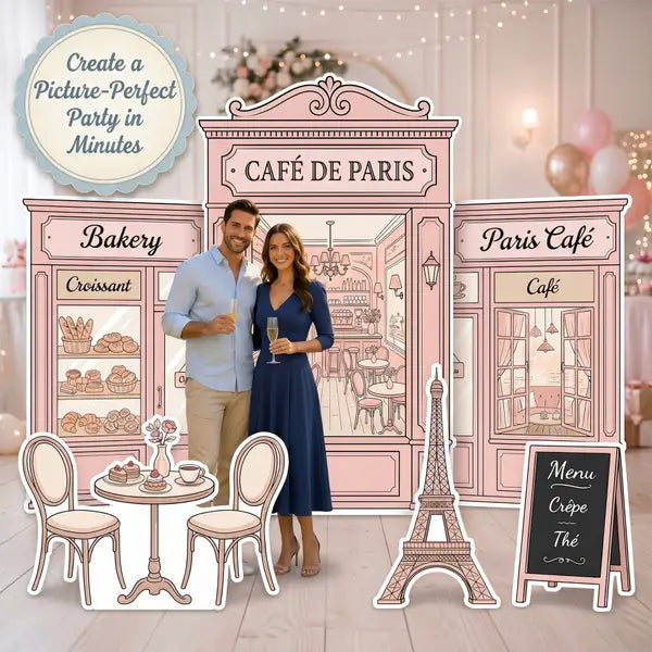 Café de Paris Backdrop Set 8