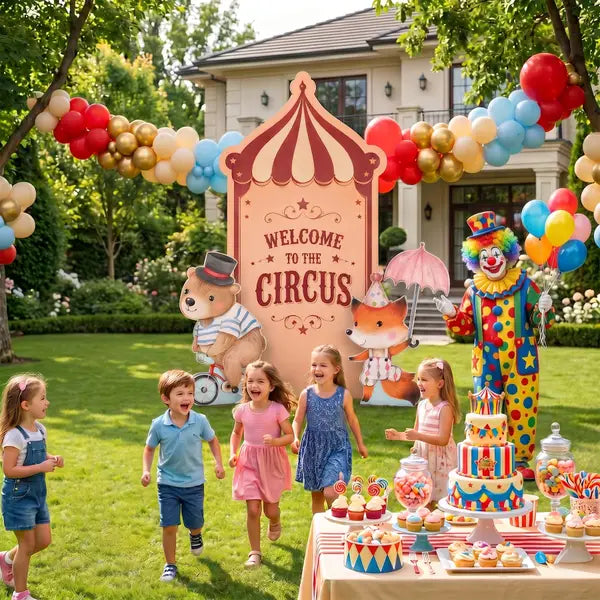 Welcome to the Circus Backdrop Set 8