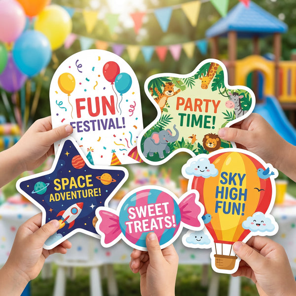Custom Shaped Postcards Printing for Events and Branding