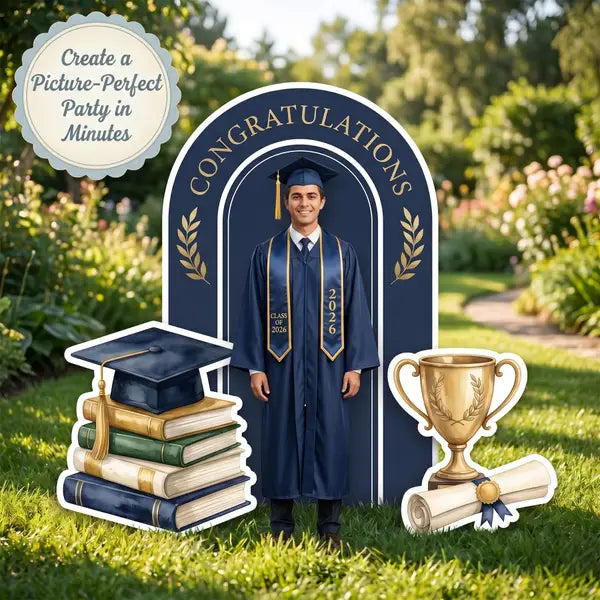 Graduation Party Backdrop Set 5