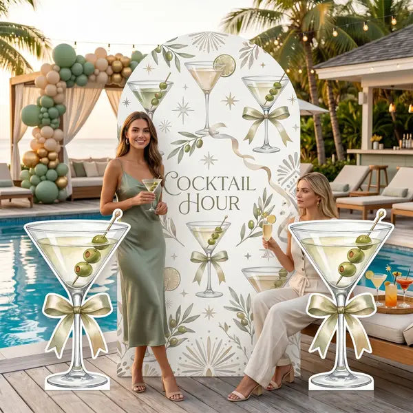 Cocktail Hour Backdrop Set 7
