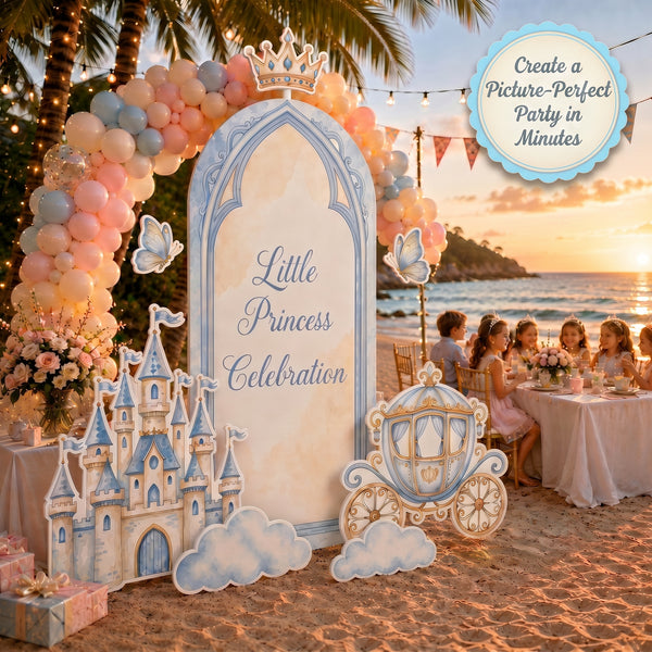 Little Princess Celebration Backdrop Set 4