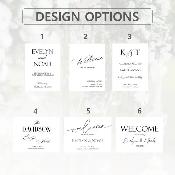 Classic Traditional Wedding Sign 8