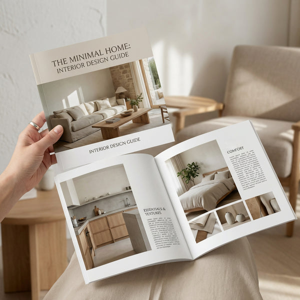 Perfect Bound Booklet Interior Pages Layout