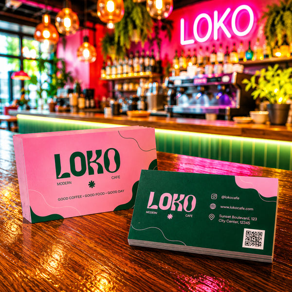 Grand Opening Business Cards