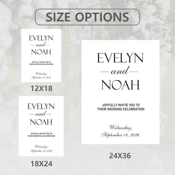 Classic Traditional Wedding Sign 6