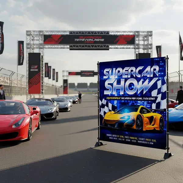 Event Backdrop Banner Display