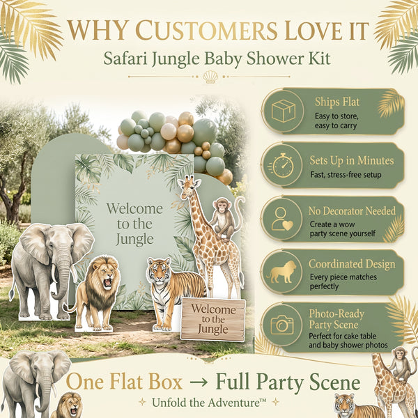 Welcome to the Jungle Backdrop Set 3