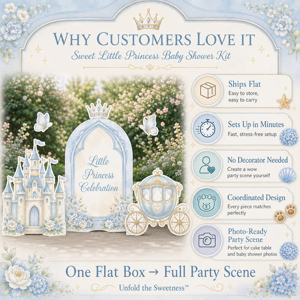 Little Princess Celebration Backdrop Set 6