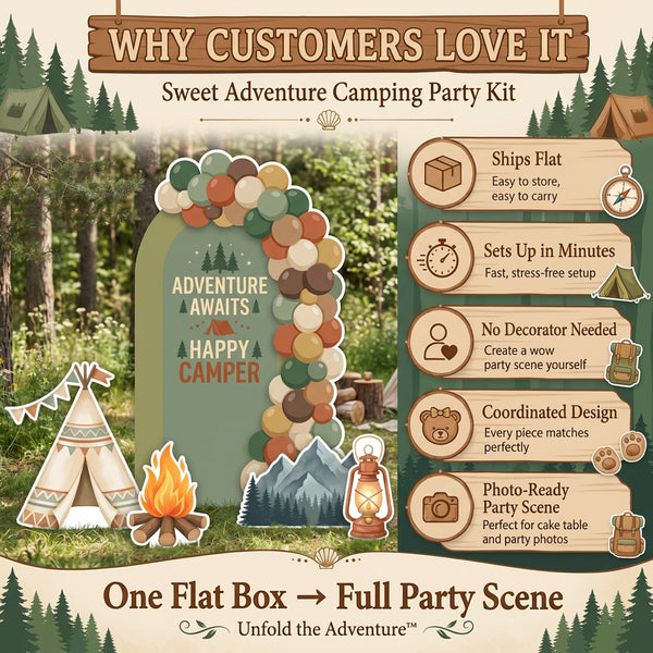 Happy Camper Backdrop Set 8