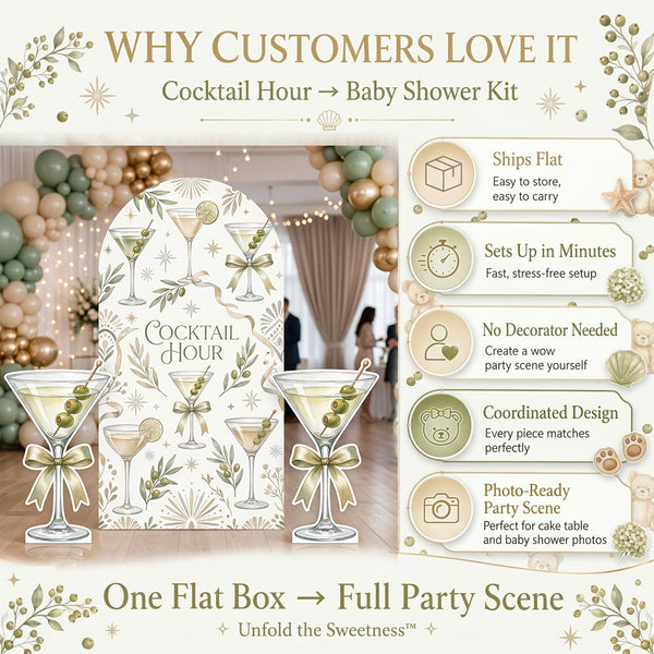 Cocktail Hour Backdrop Set 4