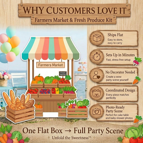 Farmers Market Backdrop Set 7