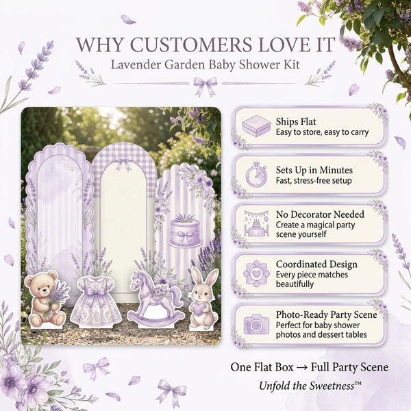 Lavender Dreams Backdrop Set 8