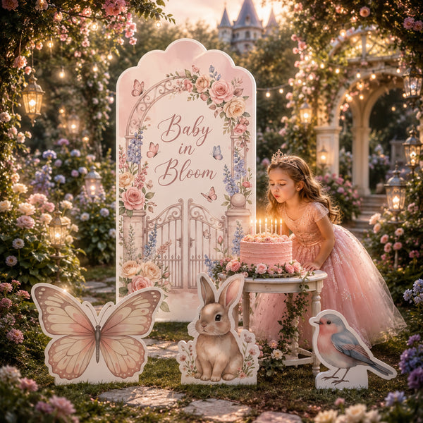 Baby in Bloom Backdrop Set 12