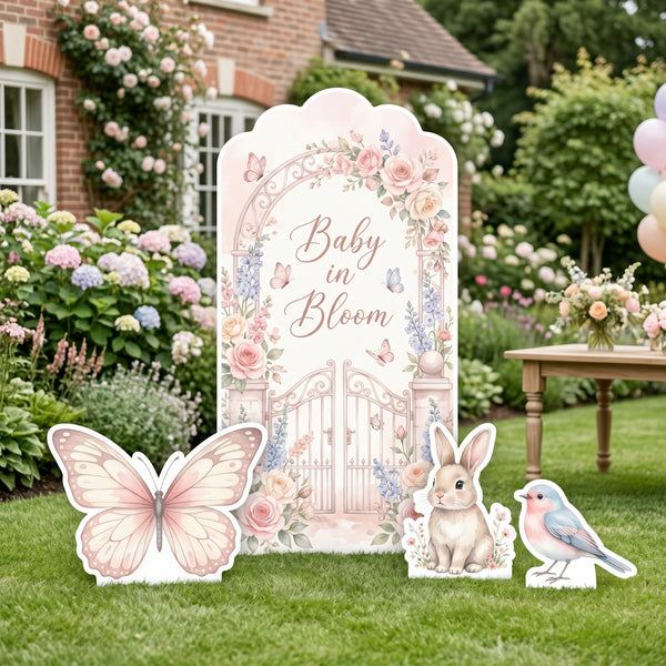 Baby in Bloom Backdrop Set 1