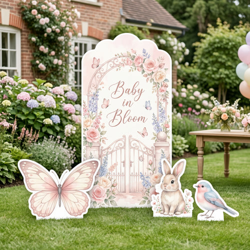 Baby in Bloom Backdrop Set 1