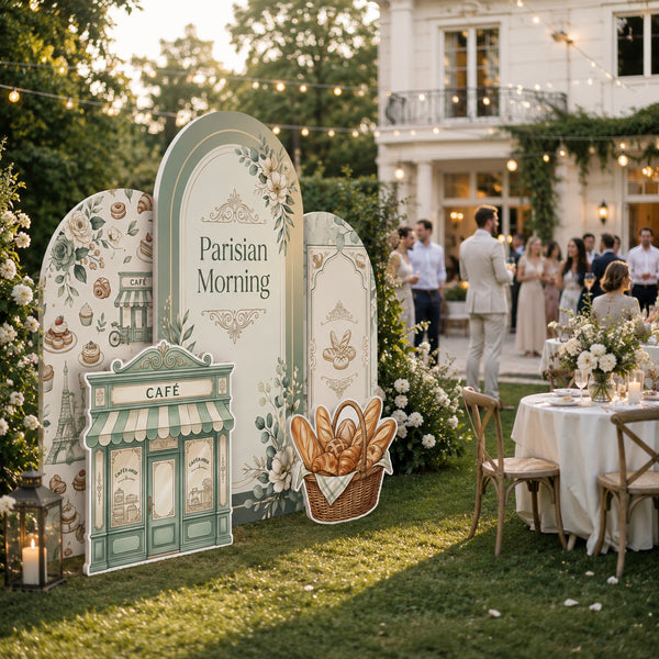 Parisian Morning Backdrop Set 10