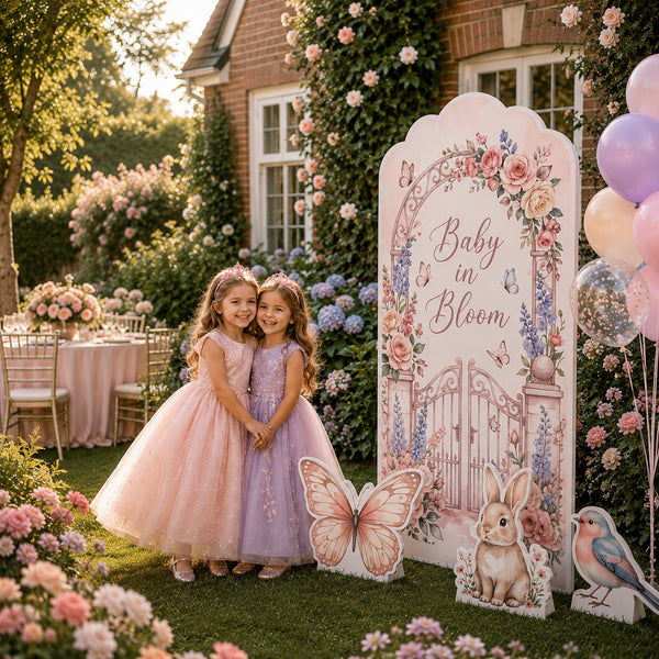 Baby in Bloom Backdrop Set 9