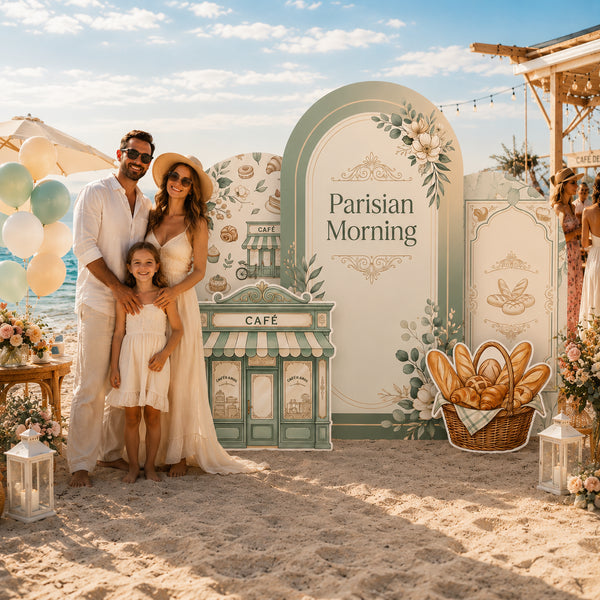 Parisian Morning Backdrop Set 9