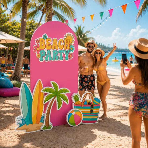 Beach Party Backdrop Set 8