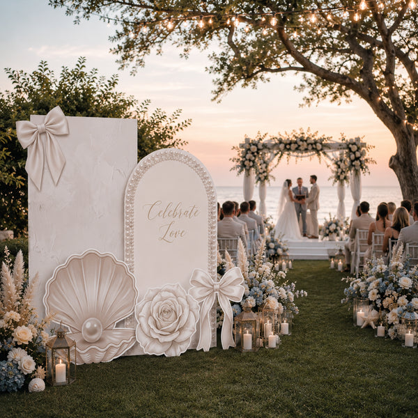 Pearl & Rose Wedding Backdrop Set 10