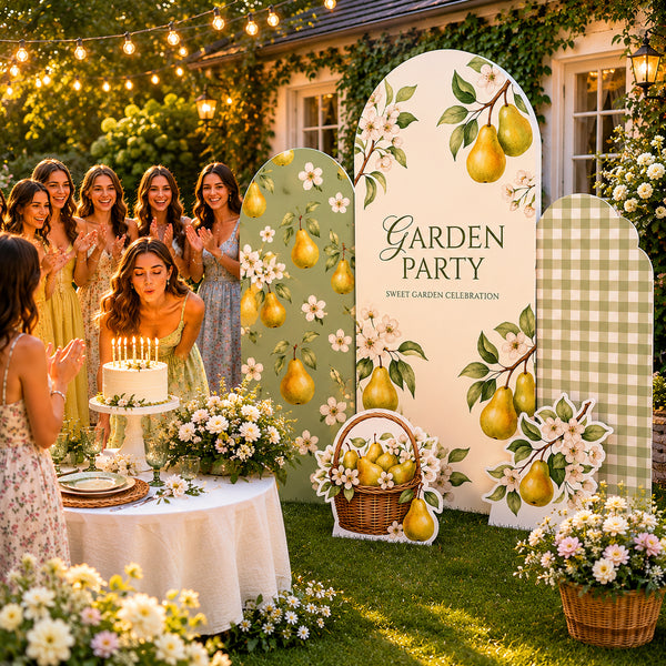 Garden Party Pear Backdrop Set 10