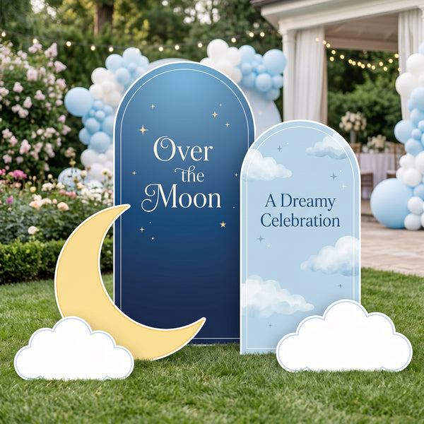 Over the Moon Backdrop Set 1